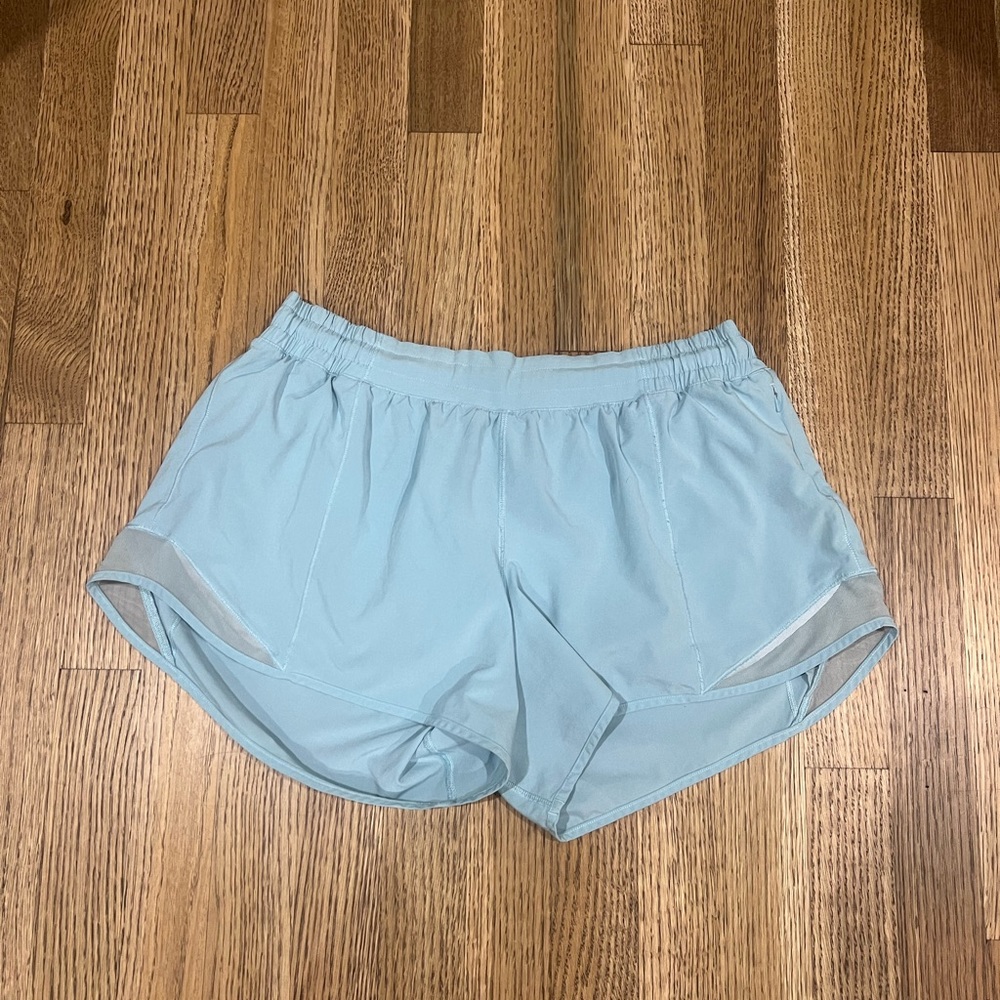Lululemon Light Blue Hotty Hot Shorts Tall